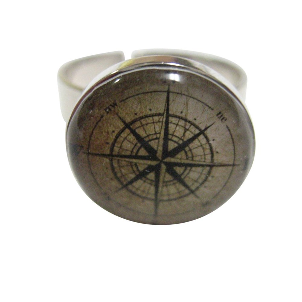 Nautical Compass Navigation Adjustable Size Fashi… - image 1